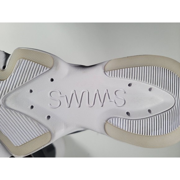 SWIMS Slip-On Sock Runner Boat Sneakers Men Size 11.5 Gray Shoes Worn Once - Picture 13 of 13